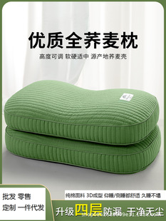 Full Buckwheat Skin Pillow Cervical Spine Protection to Help Sleep Special Sleeping Pure Shell Summer Small Whole Head High Adult Pillow Core Pair