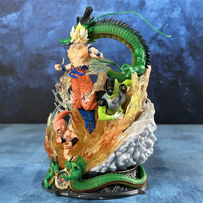 Dragon Ball Sayaya GK 6-летие Goku Sharu Flisabio Сцена модель статуи аниме ручной работы