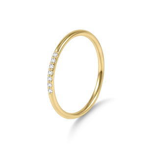 Japanese and Korean S925 Sterling Silver Ring for Women with Fine Inlaid Small Diamonds, Fashionable and Versatile, Simple Cultured Diamond Ring with Elegant Design