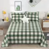 ❥Green and white large grid❥