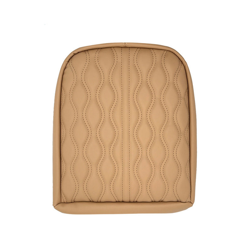 Kia Kia Carnival Armrest Box Cover Central Storage Box Leather Pad (Armrest box pad) - tan