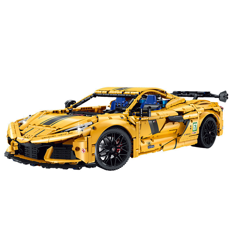 Guli10613 Bugatti Super Run series de automóviles deportivos de alta dificultad de ensamblaje de juguetes de ladrillos regalo para niños