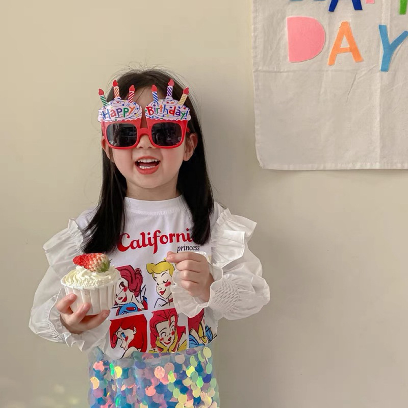 Little Red Book same style birthday party glasses online celebrity funny photography sunglasses children's party scene decoration props Little Red Book same style birthday party glasses online celebrity funny photography sunglasses children's party scene decoration props