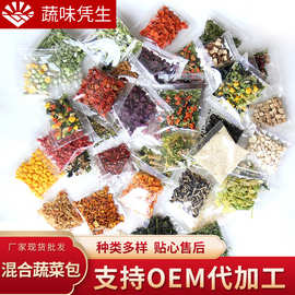 供应脱水混合蔬菜包宠物食品 泡面伴侣脱水粉丝方便面调味料包