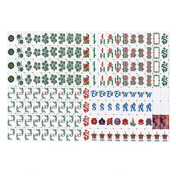 Acrylic American Mahjong Custom Purple Shell Pattern AMERICAN Mahjong Tiles Mahjong Blanks