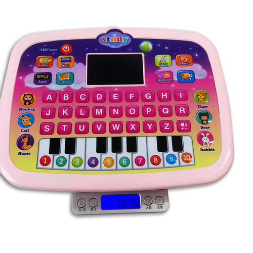 Cross-border New English LED Screen Light Tablet Learning Machine Multifunctional Early Education Story Reading Machine Children's Toy