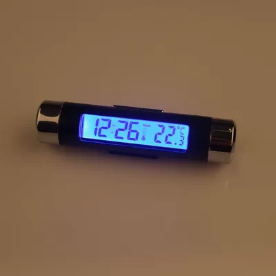 Car thermometer – watch with clip luminous
