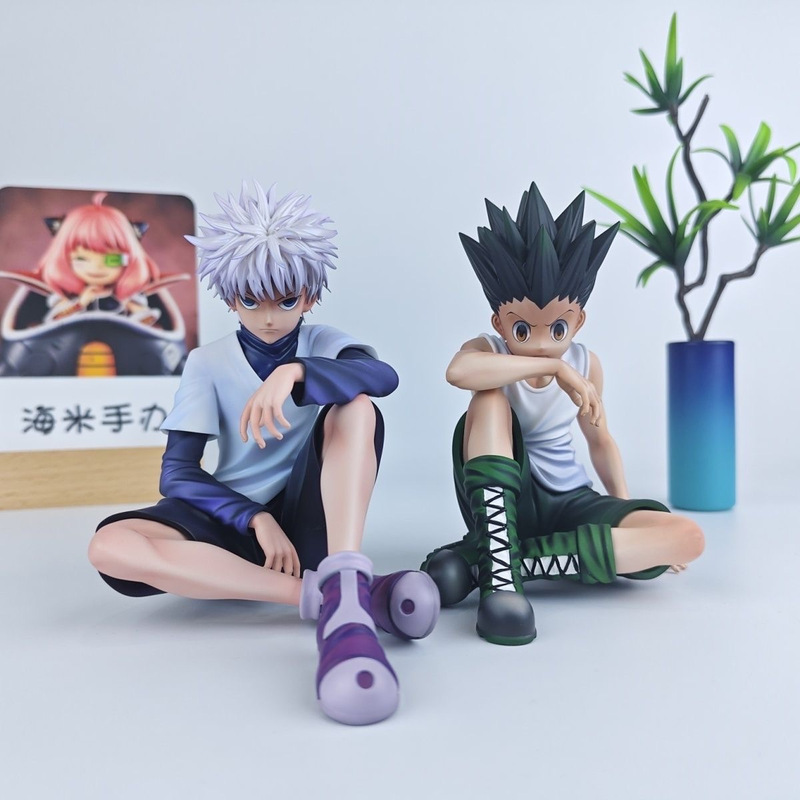 High-Quality Boxed Version of Full-Time Hunter Pg Sitting Pose Kyoji and Luffy Figure Gk Anime Model Figurine Wholesale