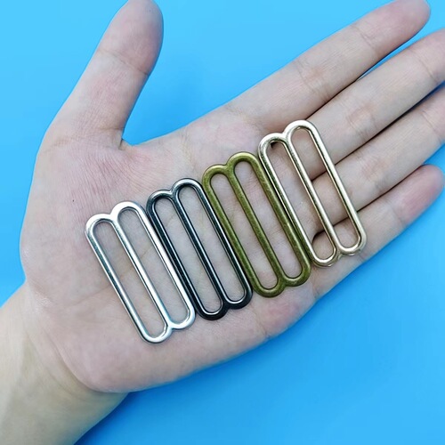 Zinc alloy bra, underwear, swimsuit accessories, 8-shaped buckle, elastic band adjustment buckle, shoulder strap 8-shaped buckle, Japanese-shaped buckle
