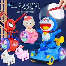 蛇年元宵电动发光音乐万向动物手提灯笼儿童玩具夜市地摊批发