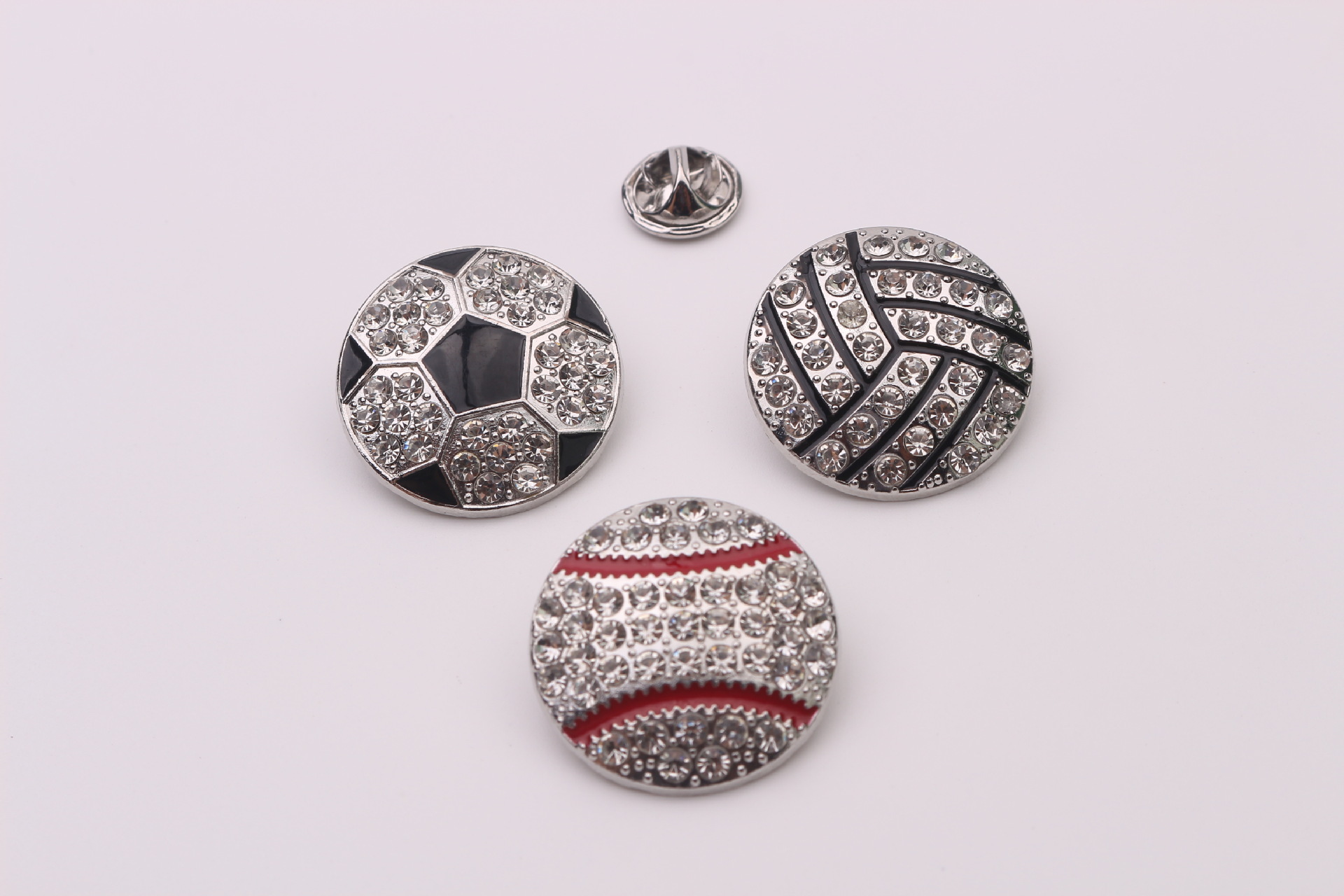 Luxe herren broche met kristallen voor overhemdkraag_voghion.com