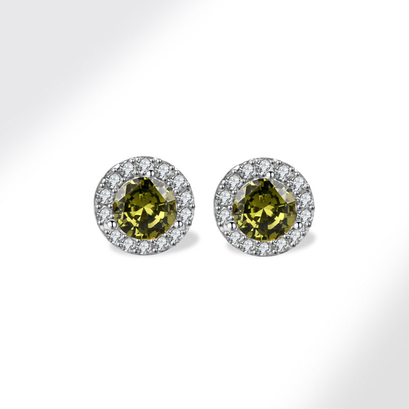7g Weight 925 Sterling Silver Ear Needle Material Birthstone, Zircon Inlay Material Ear Studs Classification 1 Pair Quantity Office, Date Occasion 925 Sterling Silver Material Geometric Pattern Women's Gender Plating, Inlay Design Elegant, Streetwear Style 1 Pair 925 Sterling Silver Birthstone Zircon 925 Sterling Silver Earrings Geometric Ear Studs 11