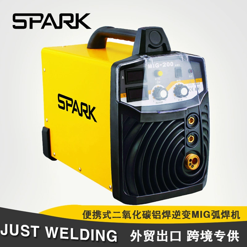 Трансграничный поиск внешней торговли горячий MIG 200 портативный углекислый газ алюминиевый сварочный инвертор MIG дуговой сварочный аппарат