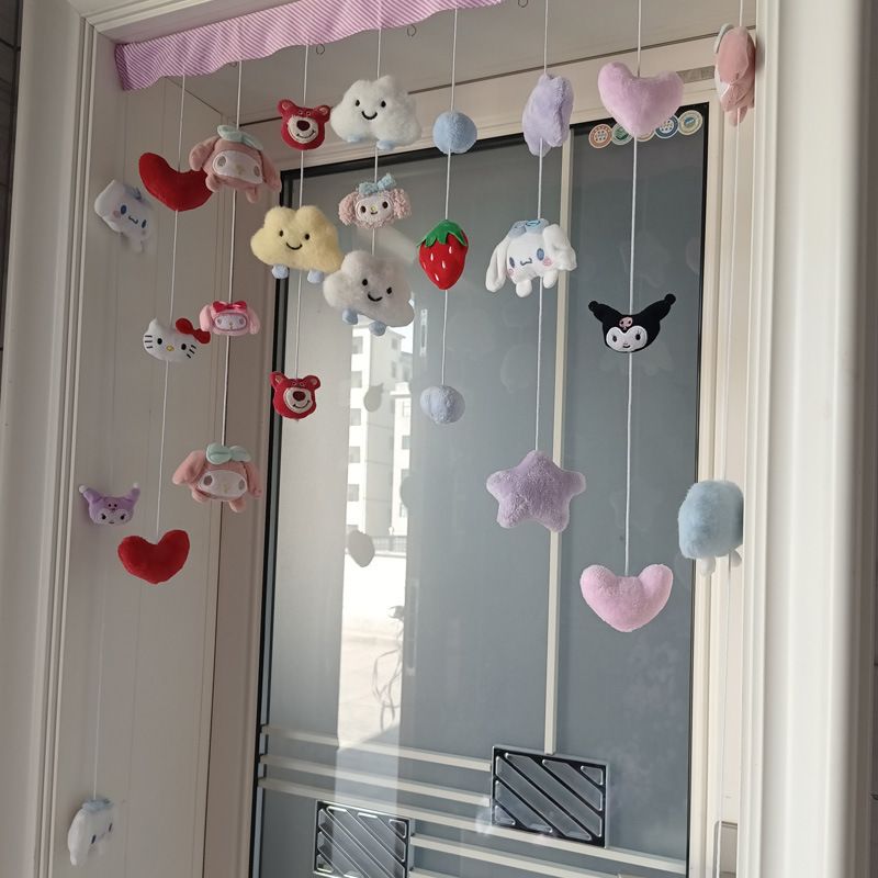 Red Love Family High Beauty Value Bedroom Door Decorative Children's Room Door Half Hanging Curtain Punch-Free Decorative Curtain Red Love Family High Beauty Value Bedroom Door Decorative Children's Room Door Half Hanging Curtain Punch-Free Decorative Curtain
