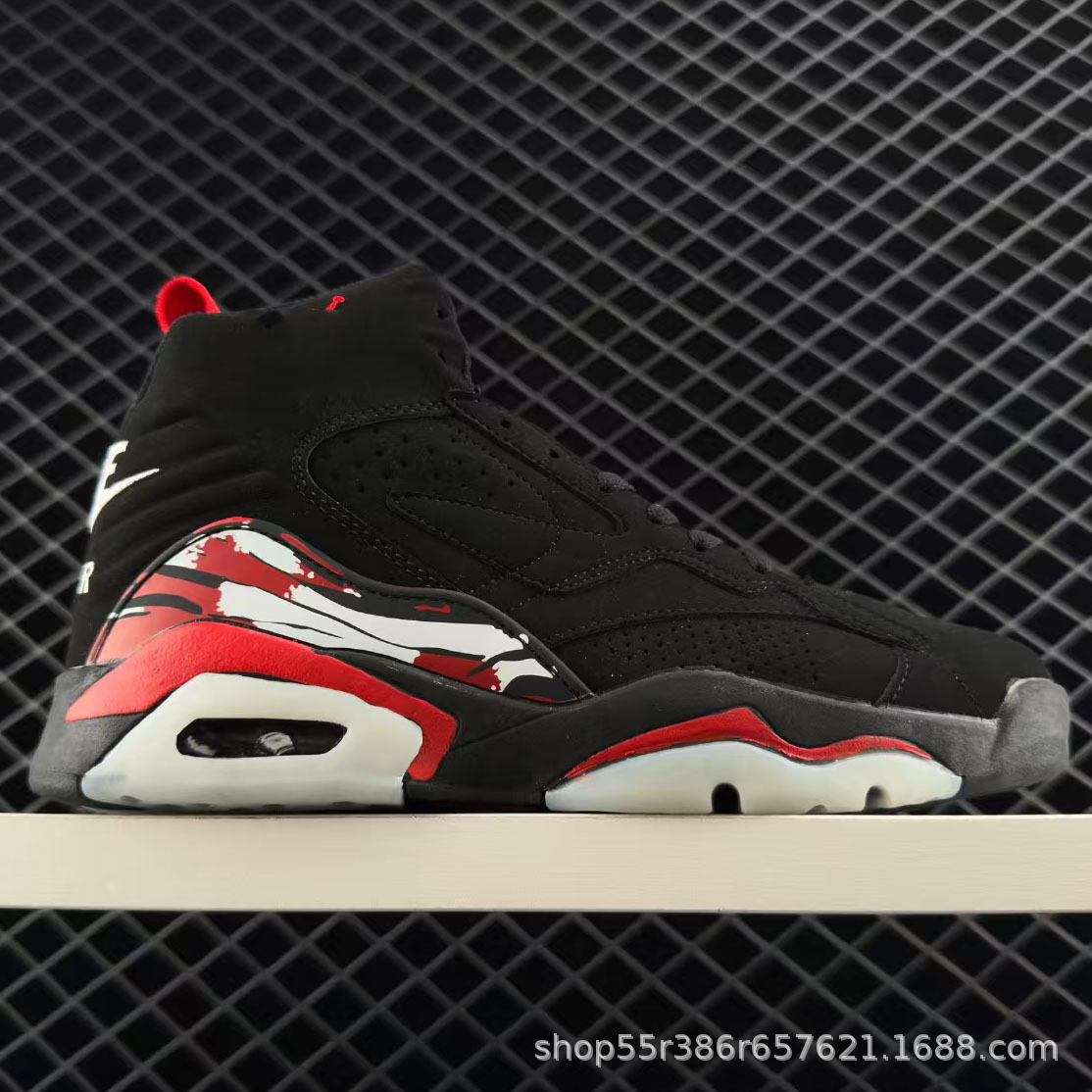 Comercio exterior puro original MJ tres zapatos de baloncesto antideslizantes resistentes al desgaste de combate real ligero amortiguador de moda para hombres y mujeres zapatos deportivos de aire