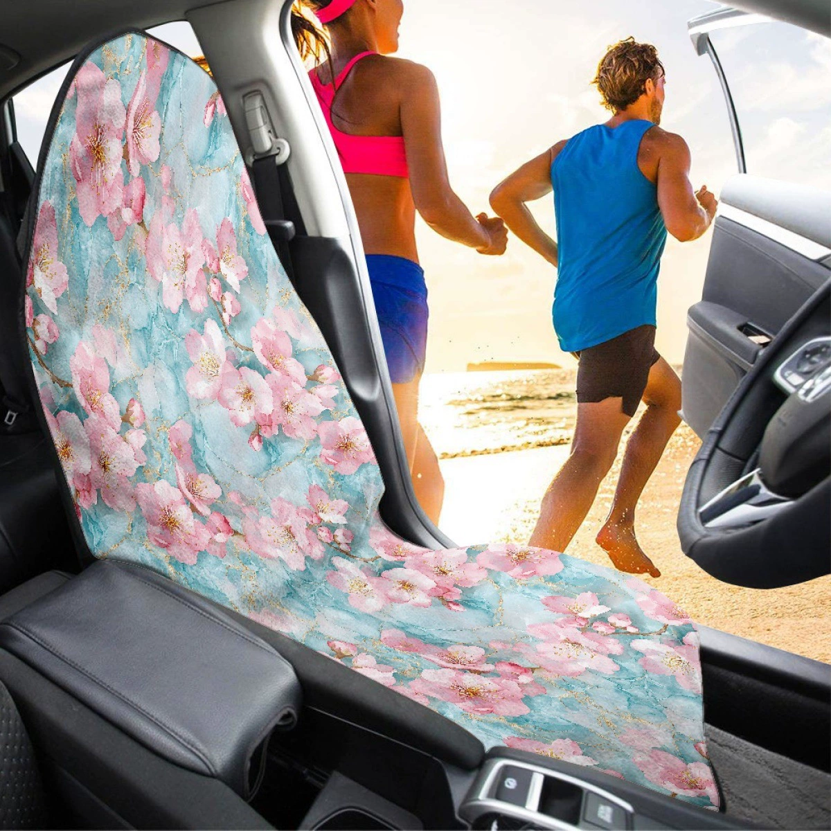 (Cross-border trading), chair, protective case, waterproof seat, color, flowered, polyester