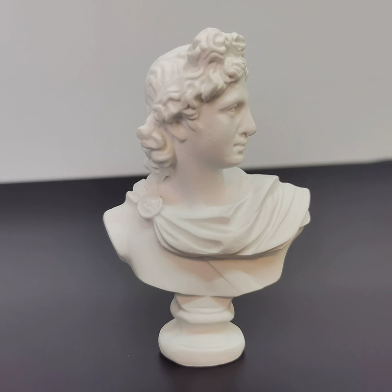 Мини-фигура из смолы 7 см, имитация гипса, миниатюрная статуэтка Давида, европейский стиль, скандинавский простой настольный декор