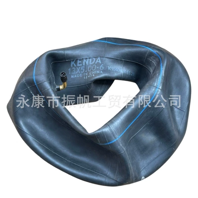 Jianda Brand Butyl Rubber Inner Tube 13*5.00-6 15X6.00-6 for Lawn Mowers, Go-Karts, and Beach Vehicles Wheel Hubs (Motorcycle wheel hub) - one-13x500-6-curved-mouth-inner-tube
