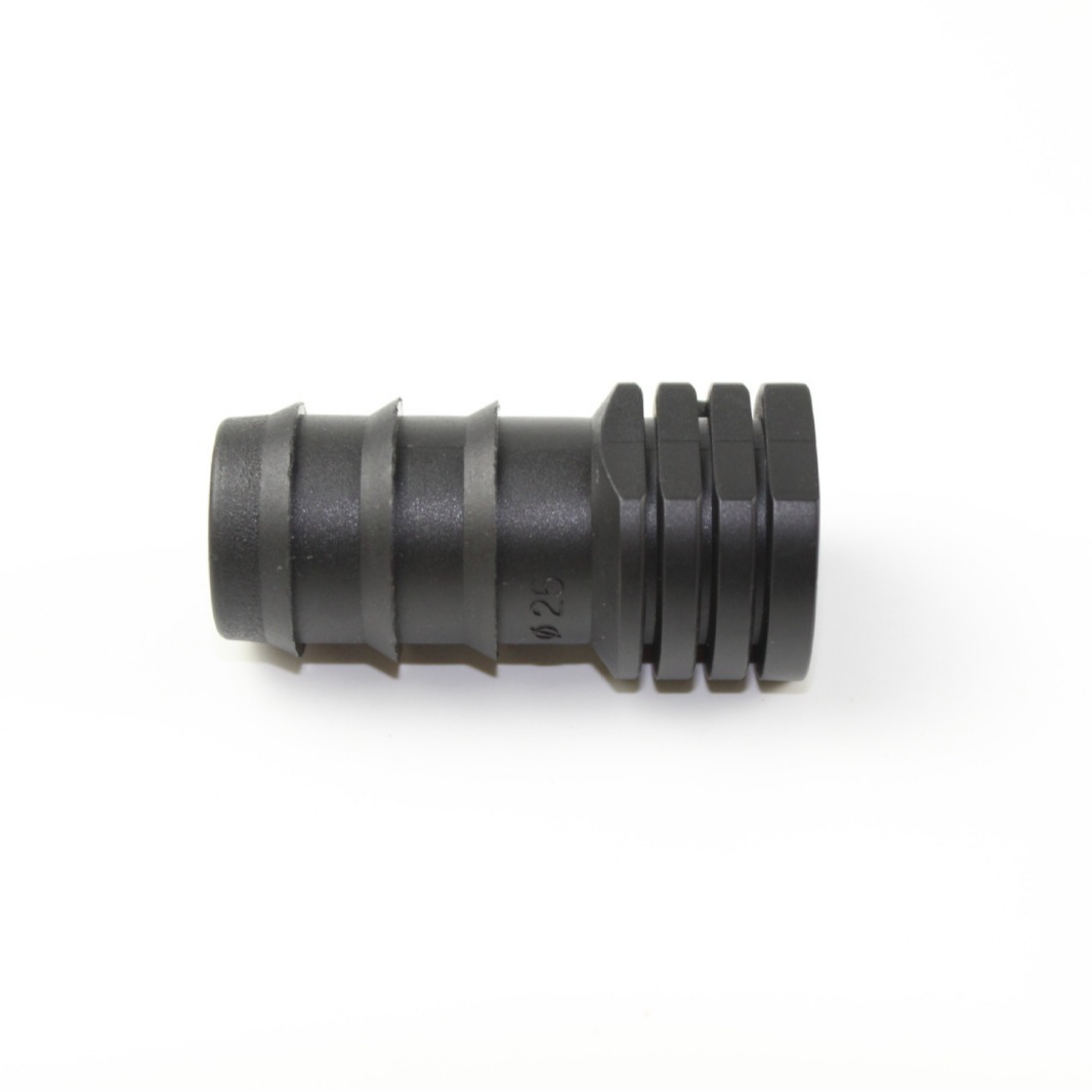 25 PE tubo púas tapones tubo PE tubo tapones cola tapones microrroyección goteo accesorios de junta de riego