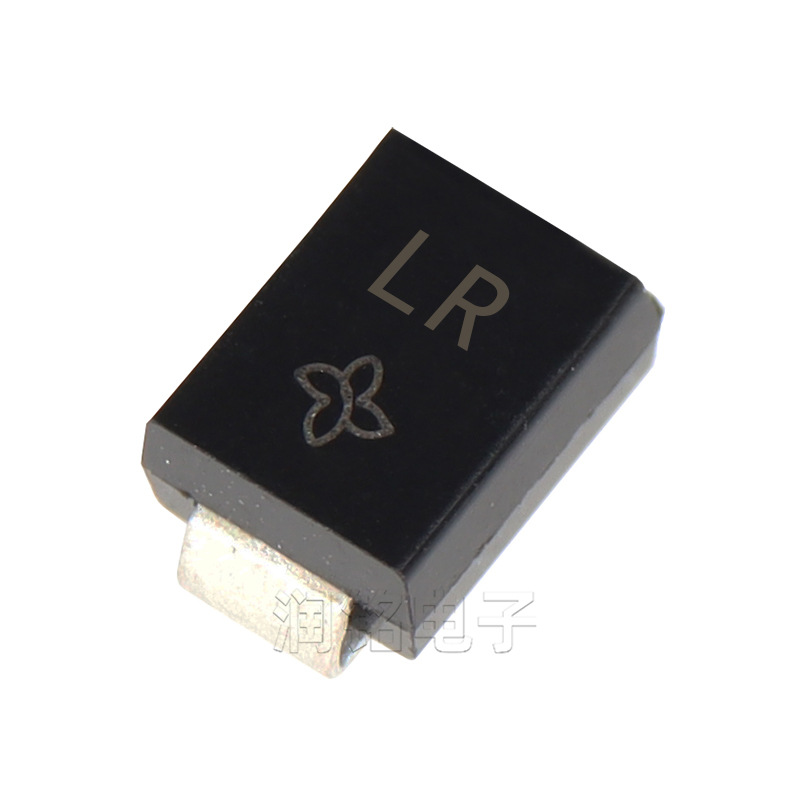 电路保护 SMBJ17CA SMB 丝印LR 双向 TVS瞬变二极管 DO-214AA