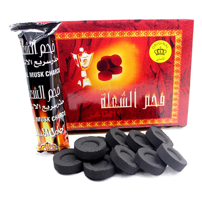 Fruitwood Quick-Burning Charcoal, Smokeless and Easy to Ignite, Outdoor Barbecue Charcoal, Tea-Cooking Charcoal, Shisha Charcoal, Outdoor Barbecue Charcoal