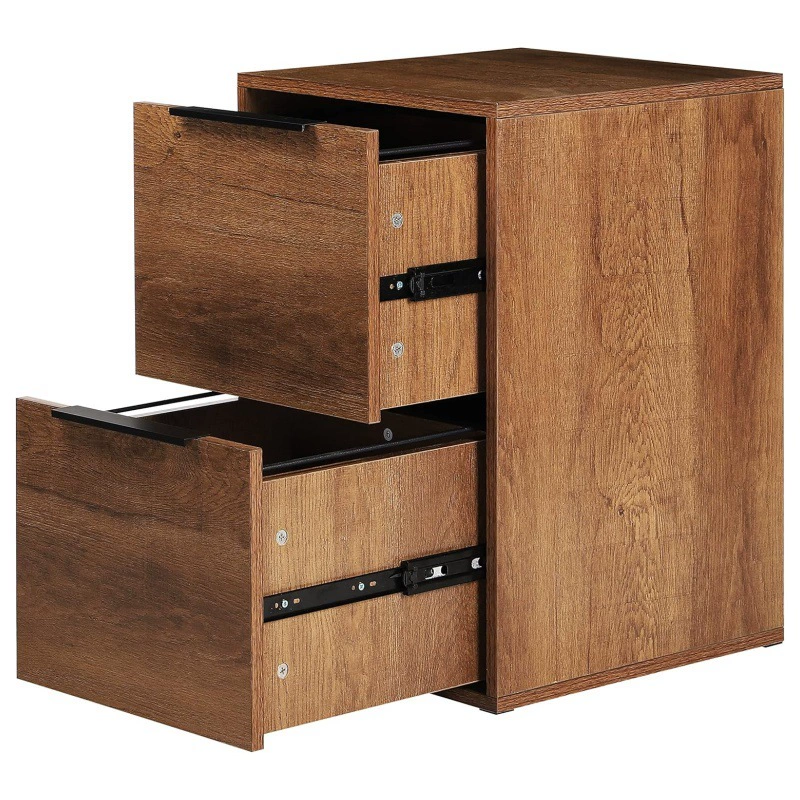 2 ящика деревянные шкафы для документов, вертикальные деревянные шкафы для документов, деревянные шкафы для домашнего офиса