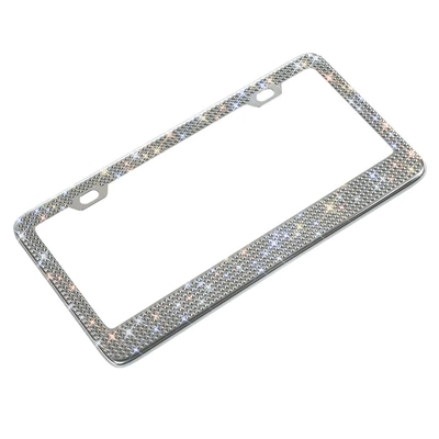 Plate Holder American Car License Plate – License plate holder/license plate holder - xc-w010-steel-rhinestone-white-diamond