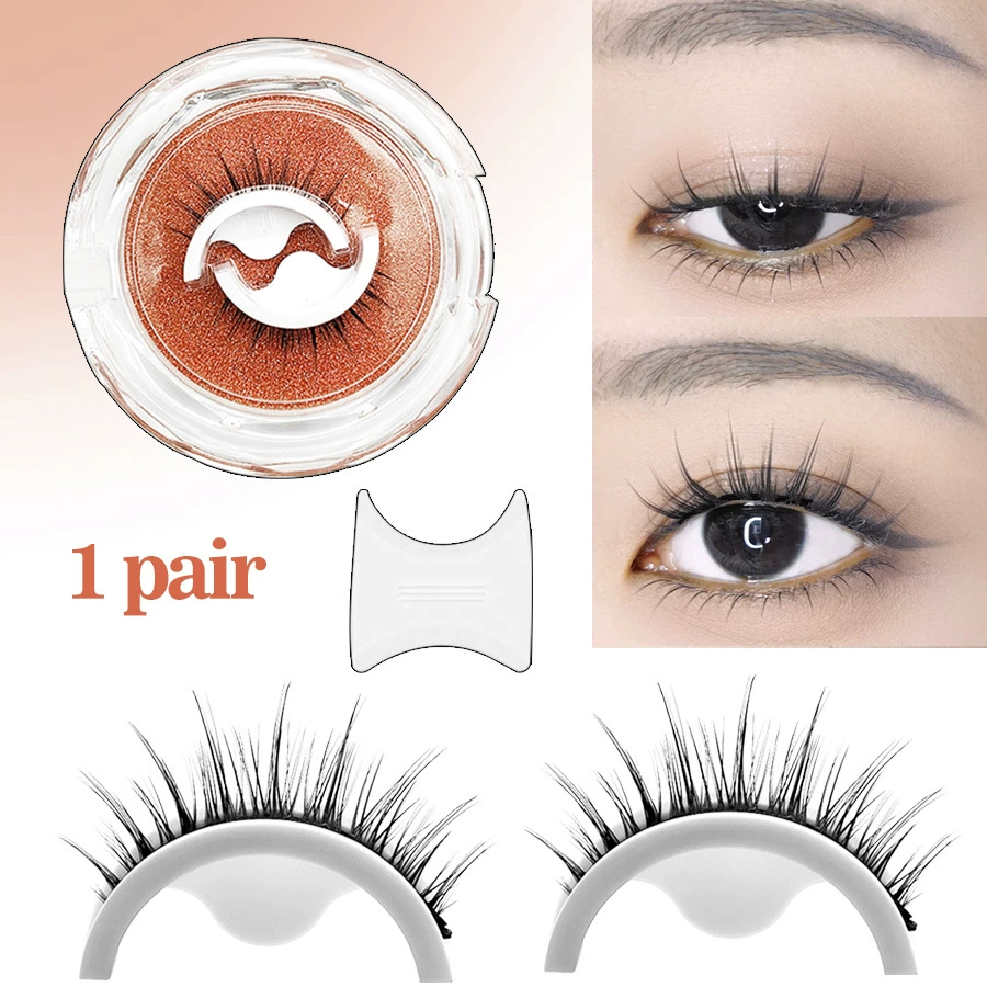 Pack, self-adhesive three dimensional comfortable false eyelashes