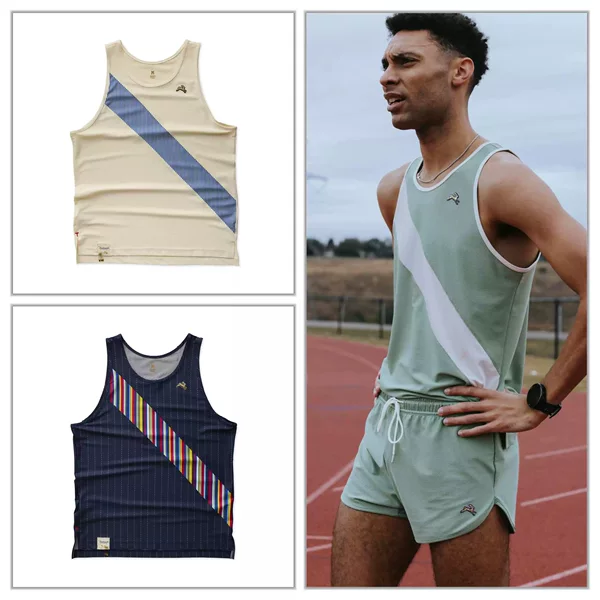 Tracksmith Little Rabbit Men's Vc Series Retro Marathon Land Running Casual Quick-Dry Running Sports Vest