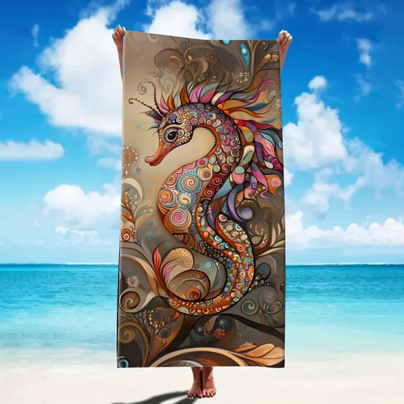Cross-Border Jit Dropshipping of Custom Microfiber Beach Towels, Double-Sided Velvet Absorbent Digitally Printed Quick-Drying Beach Bath Towels Cross-Border Jit Dropshipping of Custom Microfiber Beach Towels, Double-Sided Velvet Absorbent Digitally Printed Quick-Drying Beach Bath Towels