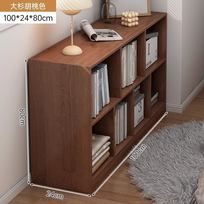 Стеллаж орех натуральный 80x24x60