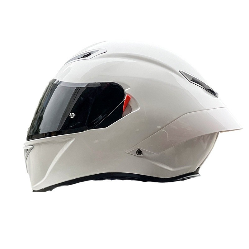 Casco de motocicleta femenino lindo coche eléctrico casco completo motocicleta lazo explosión de sonido niña de alto valor luz de luna blanca otoño e invierno