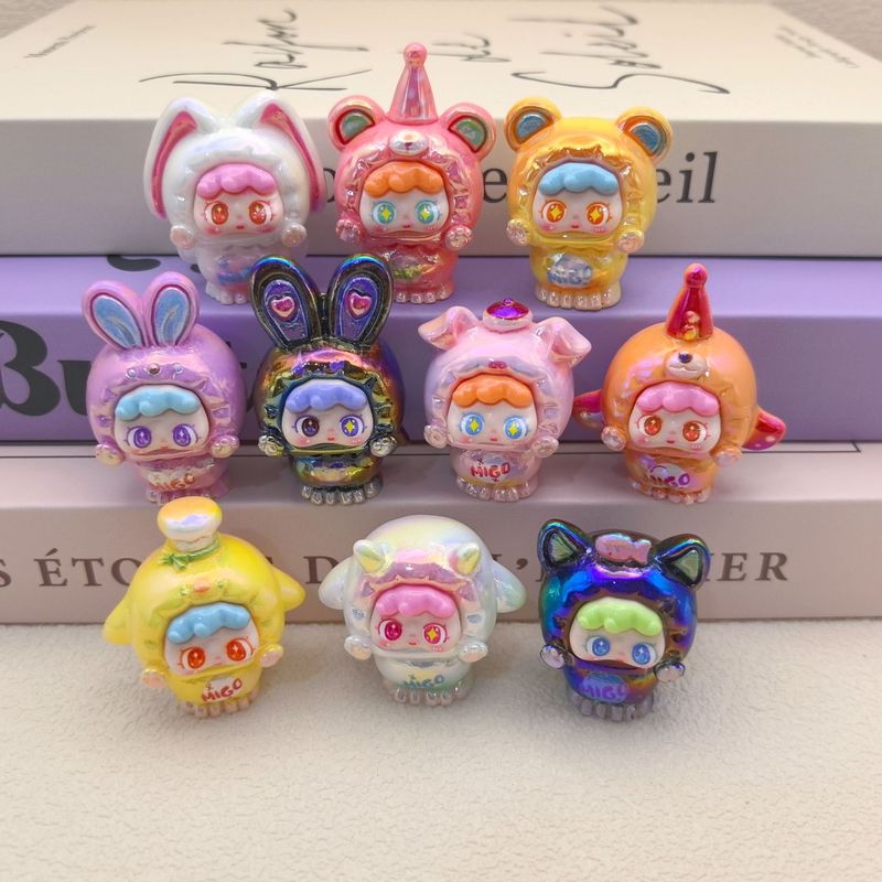 创意可爱电镀鬼鬼祟祟 DIY趣味时尚树脂饰品桌面车载摆件盲盒批发|undefined