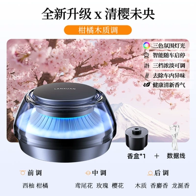 Car Perfume Aromatherapy Car Interior Perfume, 2026 - qingying-weiyang-yw006-on-board-startstop-6-color-ambient-lighting
