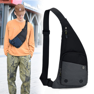 Сумка на одно плечо, водонепроницаемая сумка через плечо, спортивная нагрудная сумка для отдыха, в корейском стиле