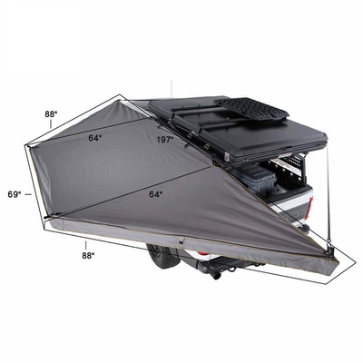 Outdoor self-driving camping equipment: Avtomobil yan çətirləri