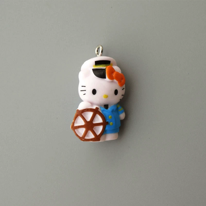 Hello Kitty, маленькая мини-фигура, подвеска, handmade