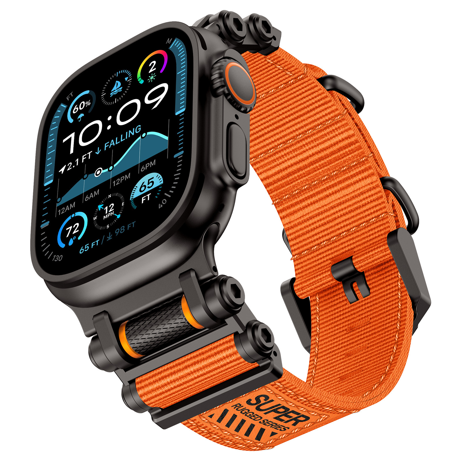 Destiny Gear Nylon Braided Metal Suitable for Apple Watch Strap Apple Iwatchultra 10Th Generation Watch