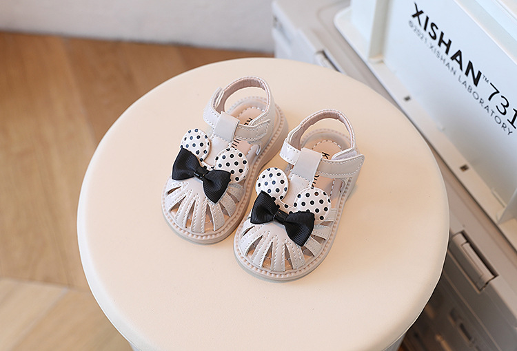 Mädchen Sommer 1-2 Jahre altes kleines Mädchen Baby Prinzessin Kleinkind weiche Sohle Wanderschuhe Baotou Sandalen_voghion.com