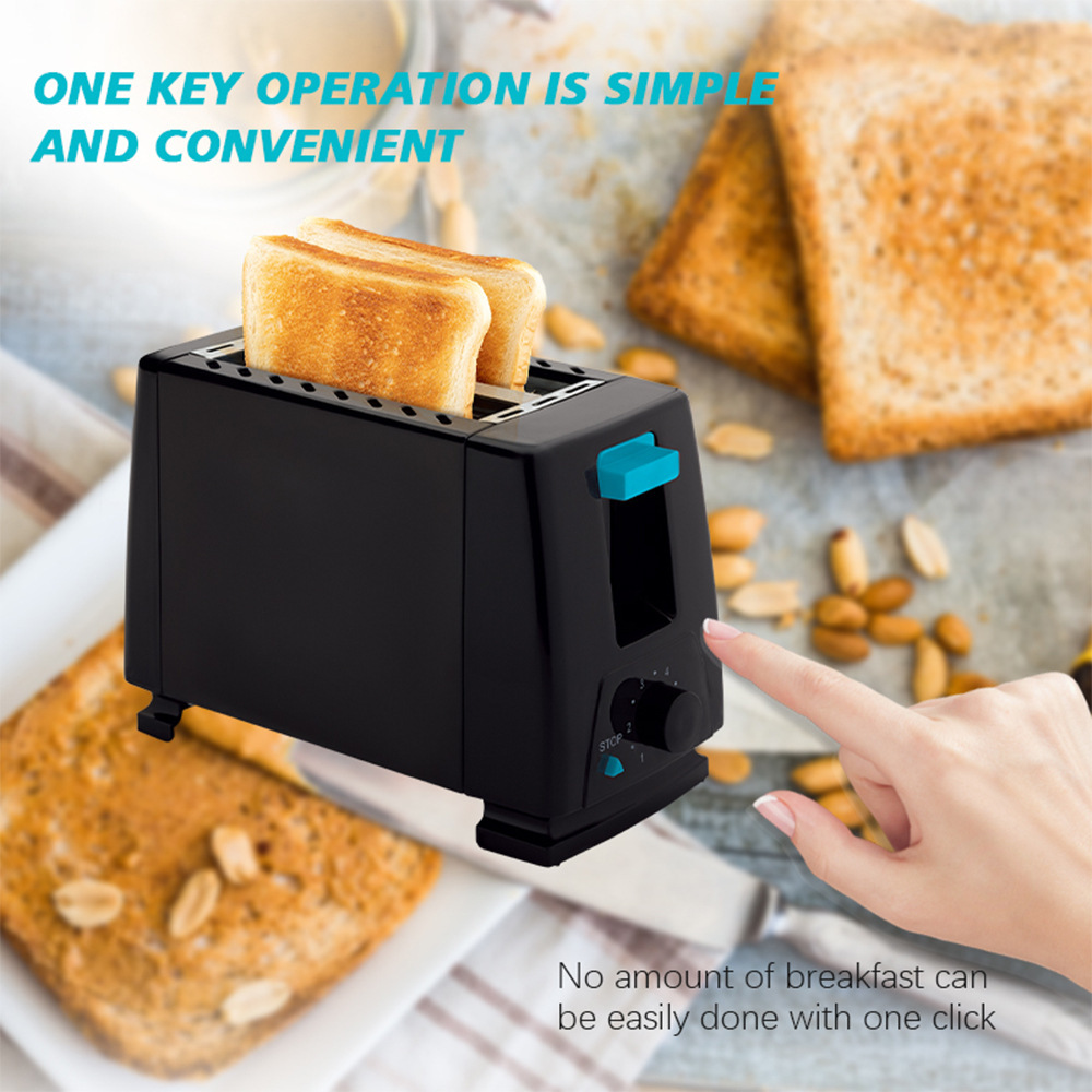 Cross-Border European Standard 220V Household Toaster Small American Standard Toast Bread Machine Sanming Gift Breakfast