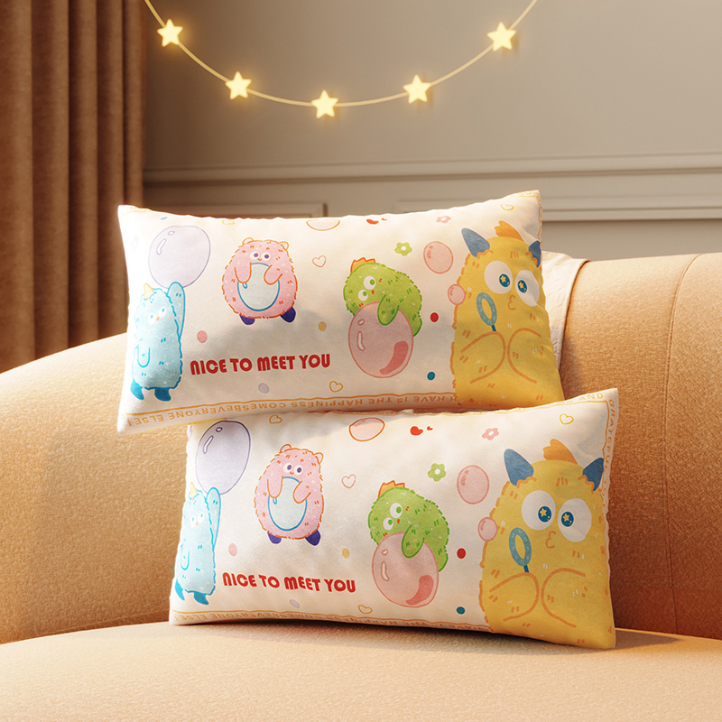 버블 몬스터 브로케이드 베개