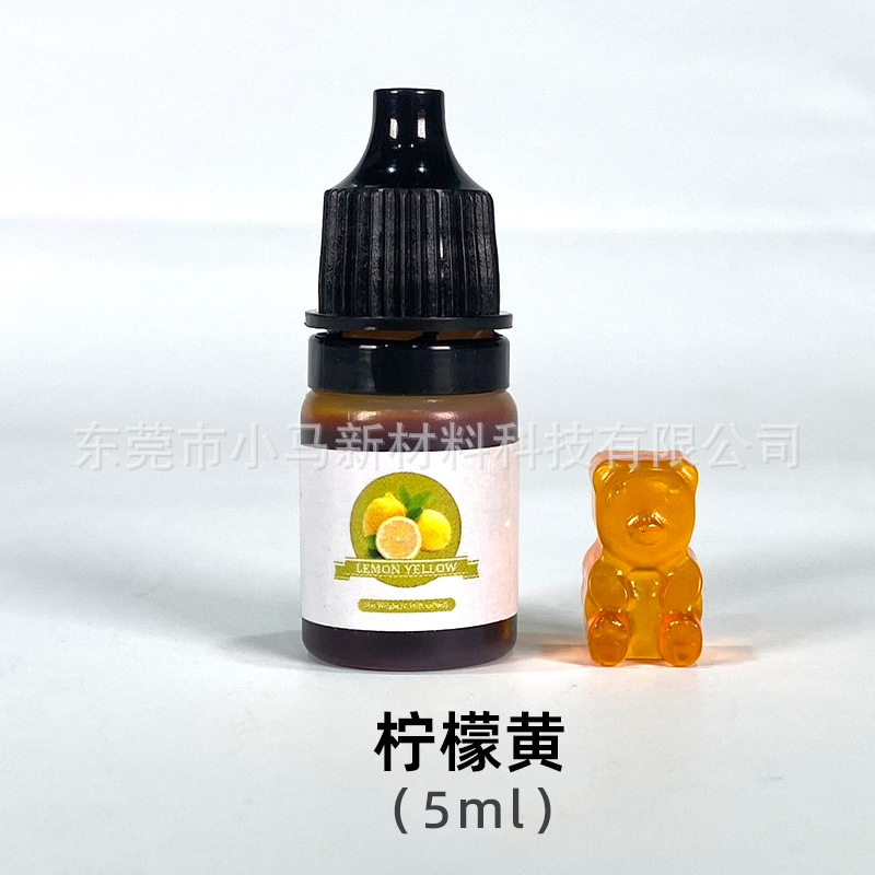 Pigmento Líquido para Resina Epoxi 24 Colores 5ml para Colorear Artesanías y Pegamento UV