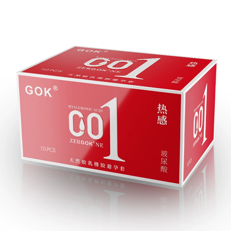 GOK [презервативы с гиалуроновой кислотой, насечки-«шипы», «кошачий язык», женские защитные презервативы 0.01 ультратонкие]