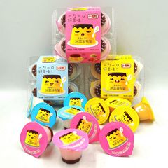 Yellow Duck 200g (25g*8 cups) Ice Cream Strawberry Flavor Mango Flavor Yogurt Flavor Egg Flavor Pudding Jelly