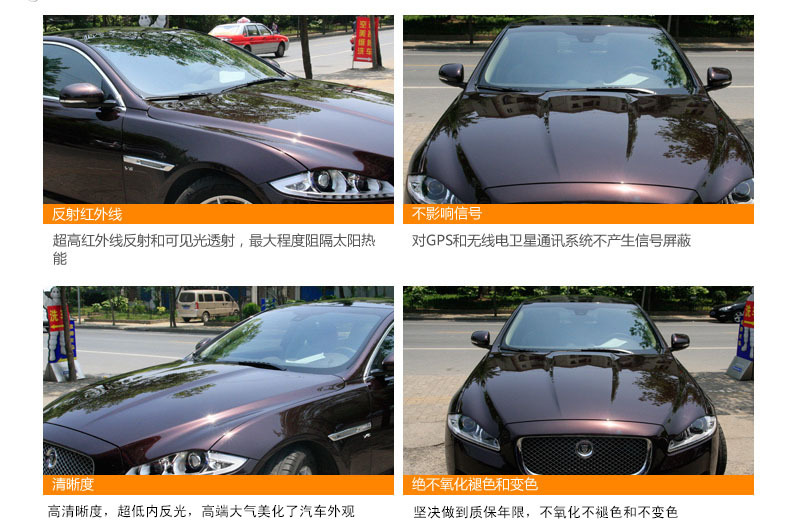 Magnetic Heat-Reflective Solar Film Glass Film for Front and Side Windows, Heat-Insulating, Explosion-Proof, Uv-Resistant Car Window Film