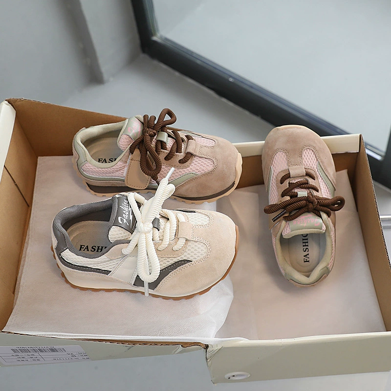 Kandy Cat Children's Shoes 2024 Spring New Retro Versatile and Comfortable Girls' Forrest Gump Shoes Boys' Casual Shoes Breathable