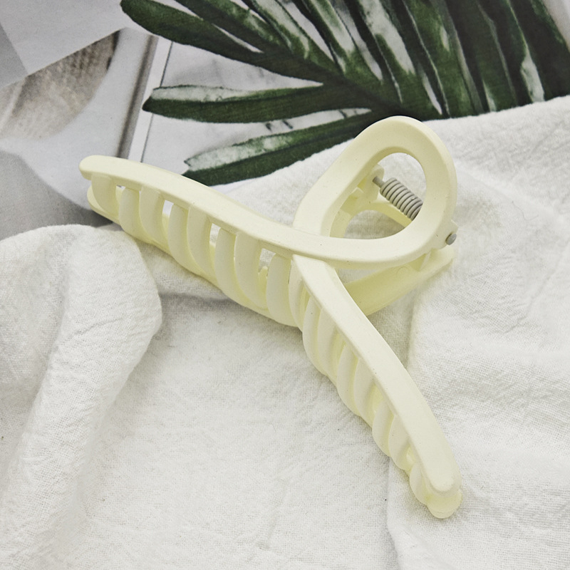 Clip de agarre, volumen de cabello grande, horquilla esmerilada, accesorios para el cabello exquisitos, horquilla de disco, nueva horquilla de tocado, pinza de tiburón femenina al por mayor