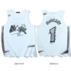 6064#Hand -painted McGrady No. 1 vest