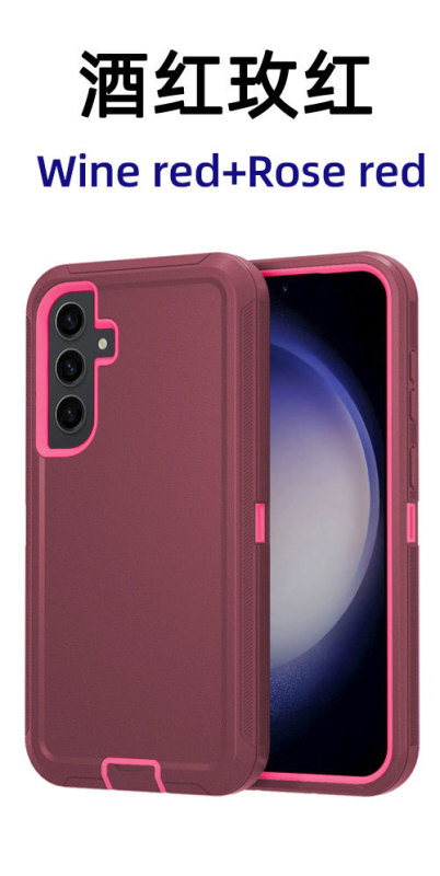 适用三星GALAXY S25FE实色手机保护套防摔三防支架全包手机壳现货|undefined