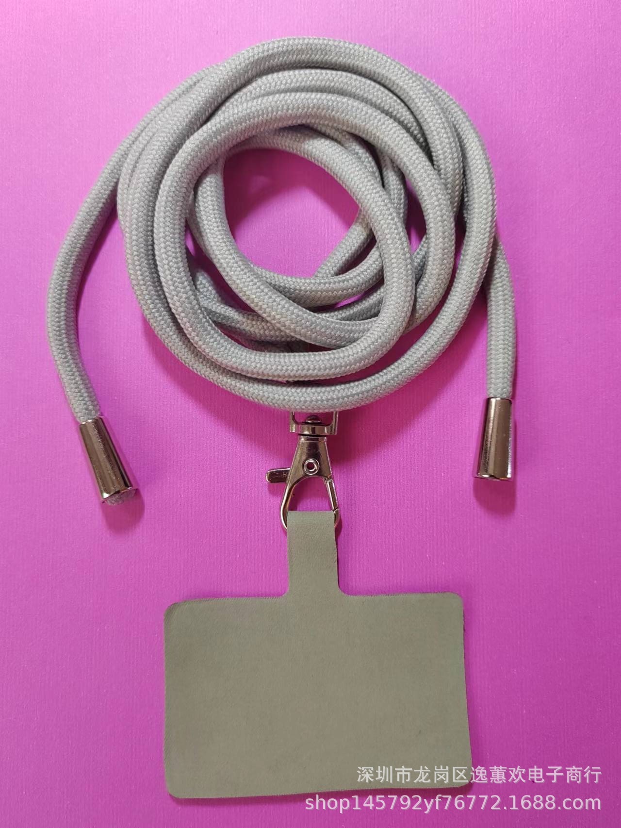 Cordón de teléfono móvil universal cuerda de cuello ajustable desmontable crossbody moda largo Internet celebridad TikTok Halter cuerda anti-perdida